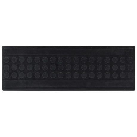 Vidaxl -Treppenmatten 5 ST 25x75 cm Gummi