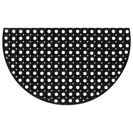 Vidaxx Fußmatte halbrund 45x75 cm Gummi