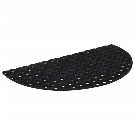 Vidaxx Fußmatte halbrund 45x75 cm Gummi