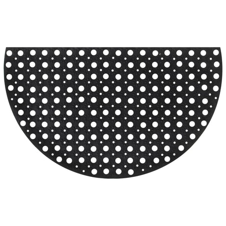 Vidaxx Fußmatte halbrund 45x75 cm Gummi