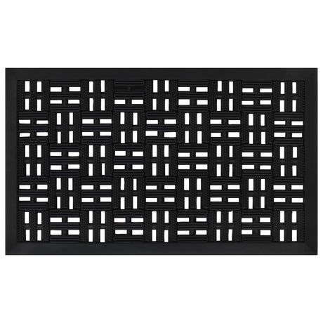 Vidaxx Fußmatte rechteckig 45x75 cm Gummi