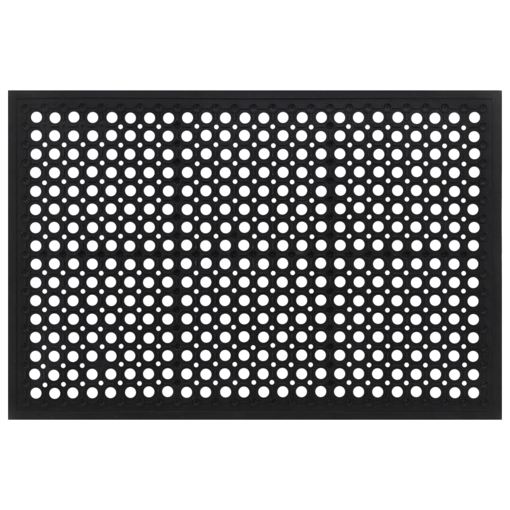 Vidaxx Fußmatte rechteckig 60x90 cm Gummi