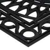 Vidaxx Fußmatte rechteckig 45x75 cm Gummi