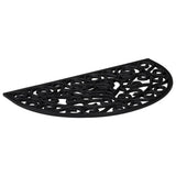 Vidaxx Fußmatte halbrund 45x75 cm Gummi