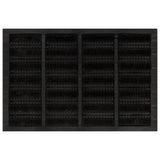 Vidaxx Fußmatte rechteckig 40x60 cm aus Gummi und Kokosfaser