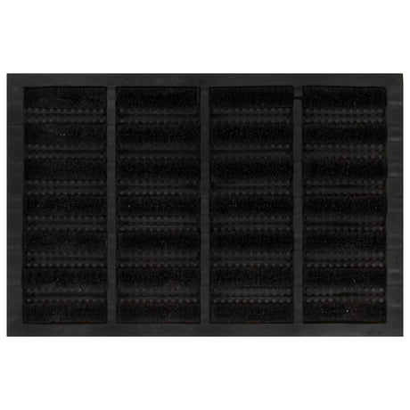 Vidaxx Fußmatte rechteckig 40x60 cm aus Gummi und Kokosfaser