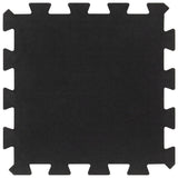 Vidaxl Gummifliesen 4 Stcs 16 mm 30 x 30 cm schwarz