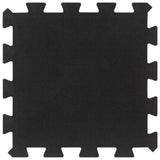 Vidaxl Gummifliesen 9 St 16 mm 30 x 30 cm Schwarz