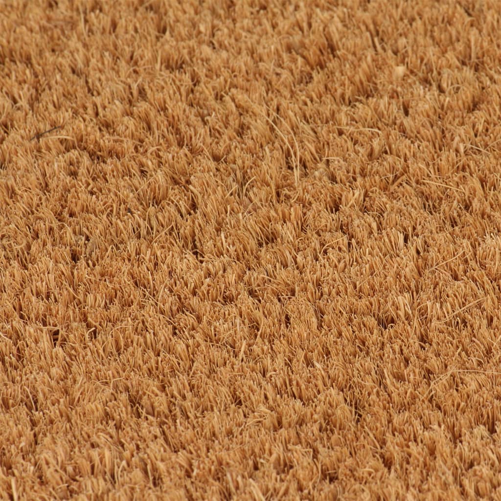 VidaXL Fußmatte 50x80 cm getuftete Kokosfaser natur