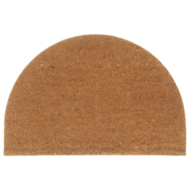 Vidaxx Fußmatte halbrund 60x90 cm getuftete Kokosfaser natur