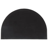 Vidaxx Fußmatte halbrund 60x90 cm getuftete Kokosfaser natur