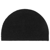 Vidaxx Fußmatte halbrund 40x60 cm getuftete Kokosfaser schwarz