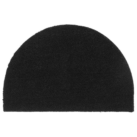 Vidaxx Fußmatte halbrund 40x60 cm getuftete Kokosfaser schwarz