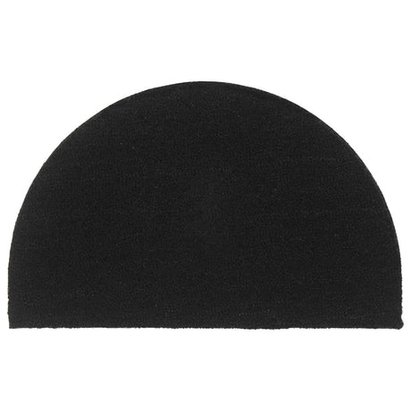 Vidaxx Fußmatte halbrund 50x80 cm getuftete Kokosfaser schwarz