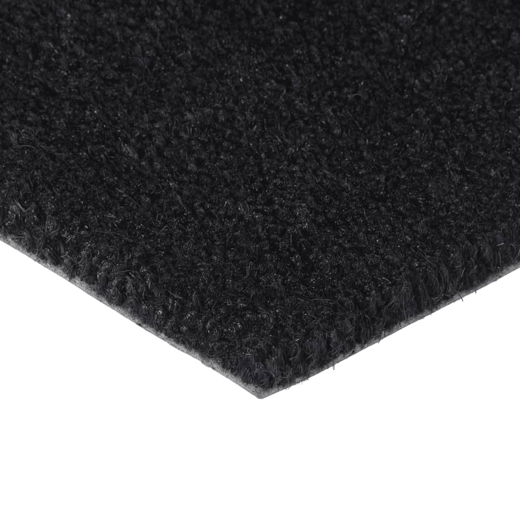 Vidaxx Fußmatte 65x100 cm getuftete Kokosfaser schwarz
