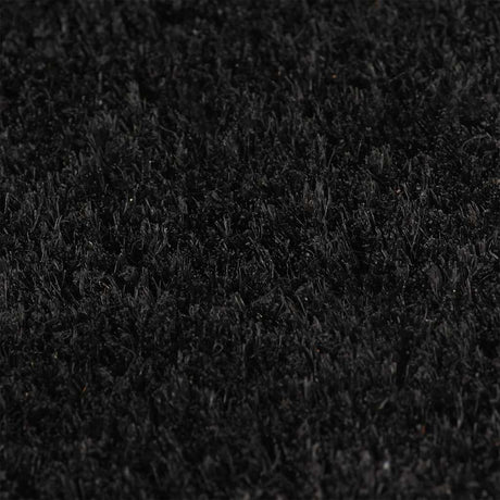 VidaXL Fußmatte 100x200 cm getuftete Kokosfaser schwarz