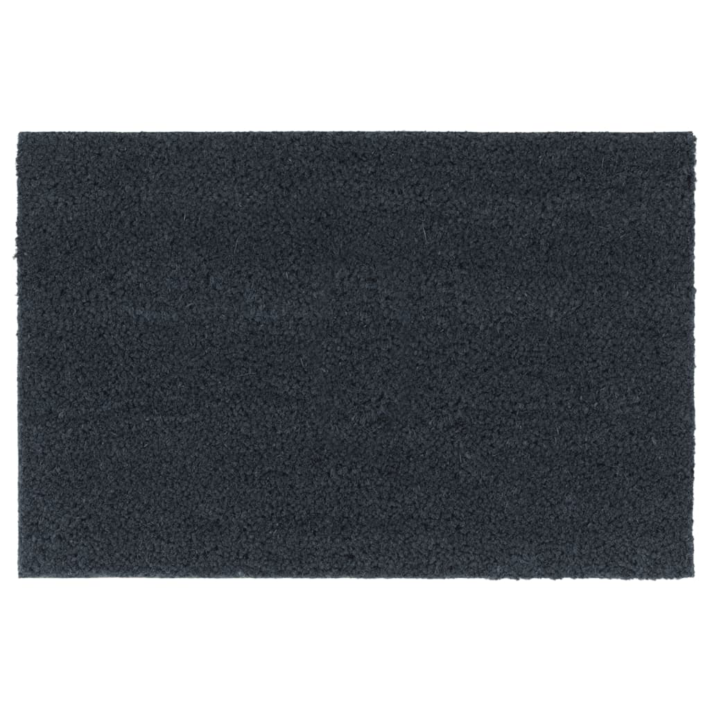 Vidaxx Fußmatten 2 Stück 40x60 cm getuftete Kokosfaser dunkelgrau