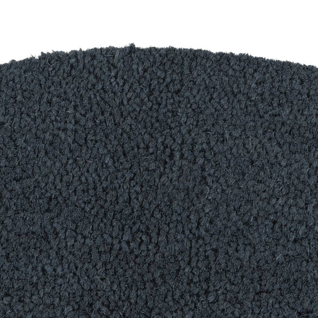 Vidaxx Fußmatte halbrund 40x60 cm getuftete Kokosfaser dunkelgrau