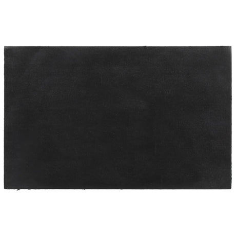 Vidaxl deurmat 50x80 cm getufte kokosvezel donkergrijs