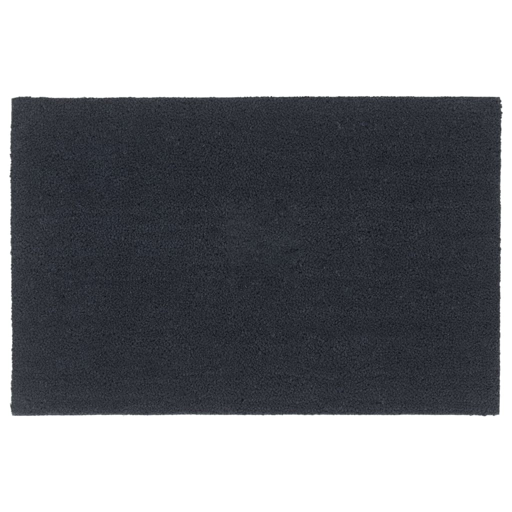 VidaXL Fußmatte 65x100 cm getuftete Kokosfaser dunkelgrau