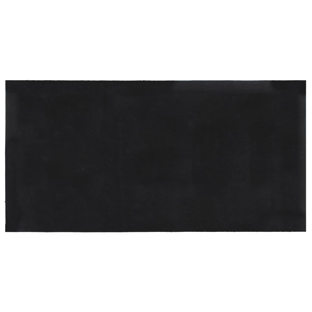 Vidaxx Fußmatte 100x200 cm getuftete Kokosfaser dunkelgrau