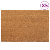 Vidaxx Fußmatten 5 Stück 40x60 cm getuftete Kokosfaser natur