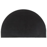 Vidaxx Fußmatte halbrund 50x80 cm getuftete Kokosfaser natur