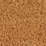 Vidaxx Fußmatte halbrund 50x80 cm getuftete Kokosfaser natur