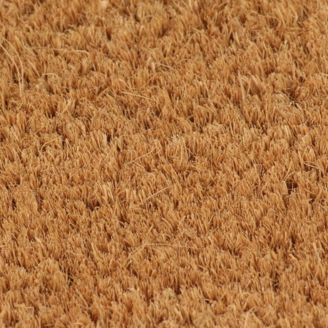 Vidaxx Fußmatte halbrund 60x90 cm getuftete Kokosfaser natur