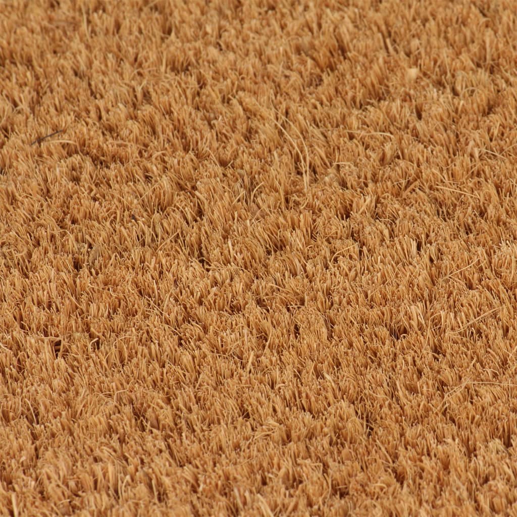 VidaXL Fußmatte 80x100 cm getuftete Kokosfaser natur