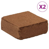 VidaXL Kokosfaserblöcke 2 Stück à 5 kg, insgesamt 10 kg