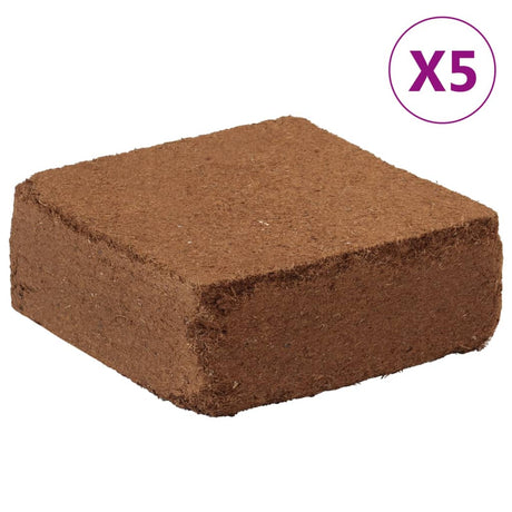 VidaXL Kokosfaserblöcke 5 Stück à 5 kg insgesamt 25 kg