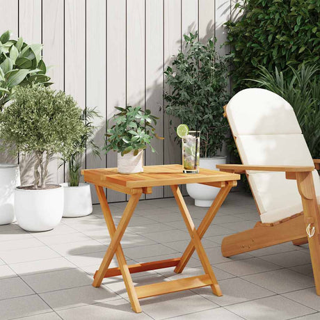 Vidaxl tuintafel inklapbaar 50x50x50 cm massief acaciahout