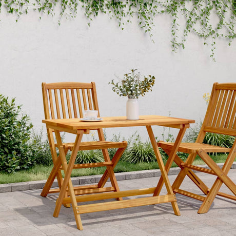 Vidaxl tuintafel inklapbaar 90x52,5x65 cm massief acaciahout
