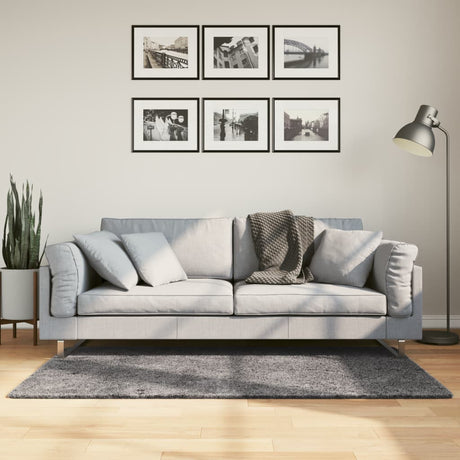 Vidaxx Teppich Huarte Kurzflor weich waschbar 80x150 cm Anthrazit