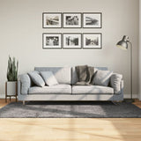 VidaXL Teppich Huarte Kurzflor weich waschbar 120x170 cm Anthrazit