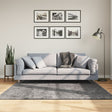 VidaXL Teppich Huarte Kurzflor weich waschbar 160x160 cm Anthrazit