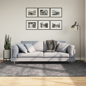 VidaXL Teppich Huarte Kurzflor weich waschbar 160x230 cm Anthrazit