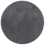 Vidaxl Teppich Huarte Kurzflor weich waschbar ø 80 cm Anthrazit