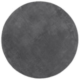 Vidaxl Teppich Huarte Kurzflor weich waschbar ø 100 cm Anthrazit