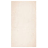 VidaXL Teppich Huarte Kurzflor weich waschbar 60x110 cm Beige