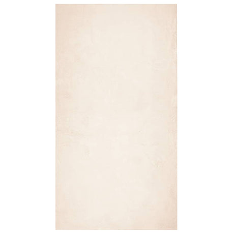 VidaXL Teppich Huarte Kurzflor weich waschbar 60x110 cm Beige
