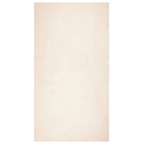 VidaXL Teppich Huarte Kurzflor weich waschbar 80x150 cm Beige