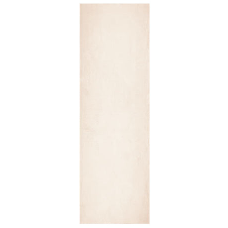 VidaXL Teppich Huarte Kurzflor weich waschbar 80x250 cm Beige