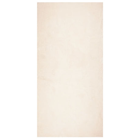 VidaXL Teppich Huarte Kurzflor weich waschbar 100x200 cm Beige
