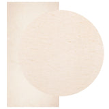 VidaXL Teppich Huarte Kurzflor weich waschbar 100x200 cm Beige