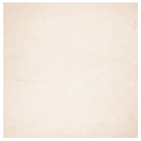 VidaXL Teppich Huarte Kurzflor weich waschbar 120x120 cm Beige