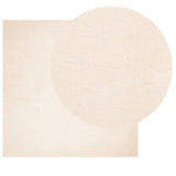 VidaXL Teppich Huarte Kurzflor weich waschbar 120x120 cm Beige