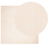 VidaXL Teppich Huarte Kurzflor weich waschbar 160x160 cm Beige