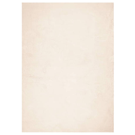 VidaXL Teppich Huarte Kurzflor weich waschbar 160x230 cm Beige